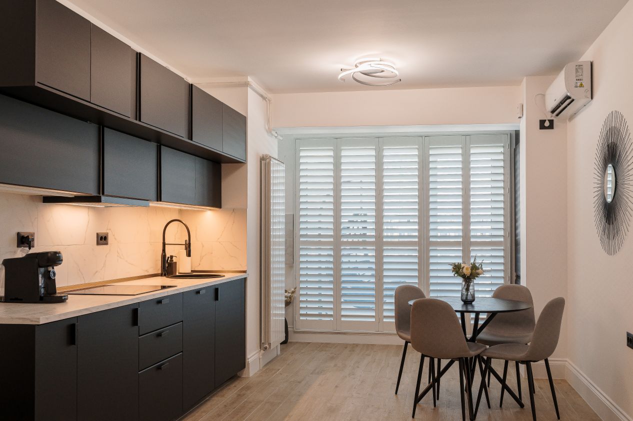 Kitchen & dining room shutters